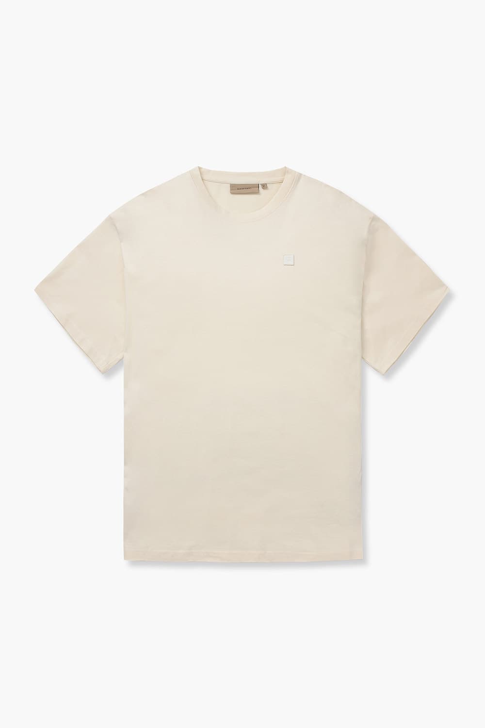 THOMAS 코튼 엠브로이더리 패치 반소매 티셔츠 234 025 07 0006OWH