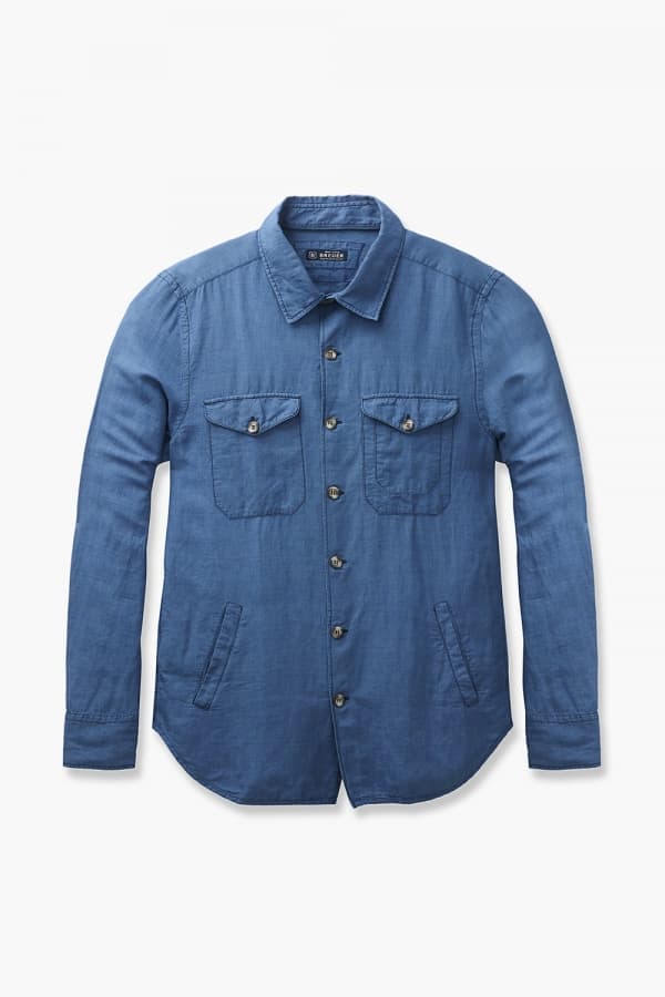 린넨믹스 셔츠자켓 네이비 RE0SMBASH202R65