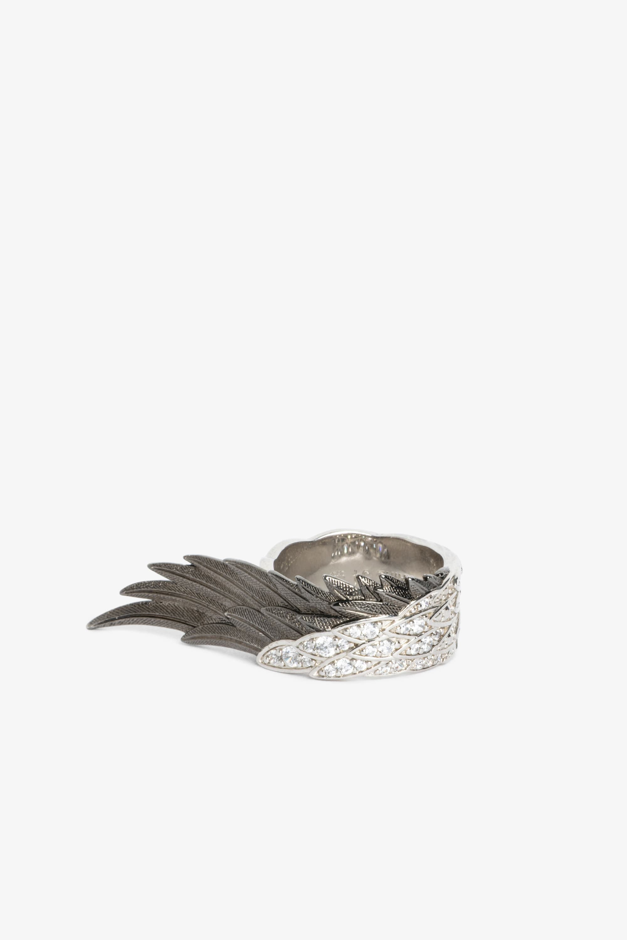 Rock Feather Spread Ring