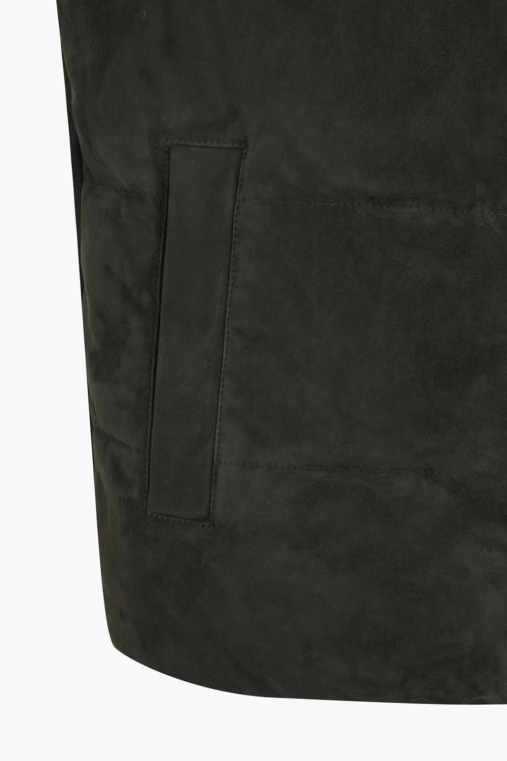 베스트 Suede Goat Leather Vest RE5FMMALE801R79