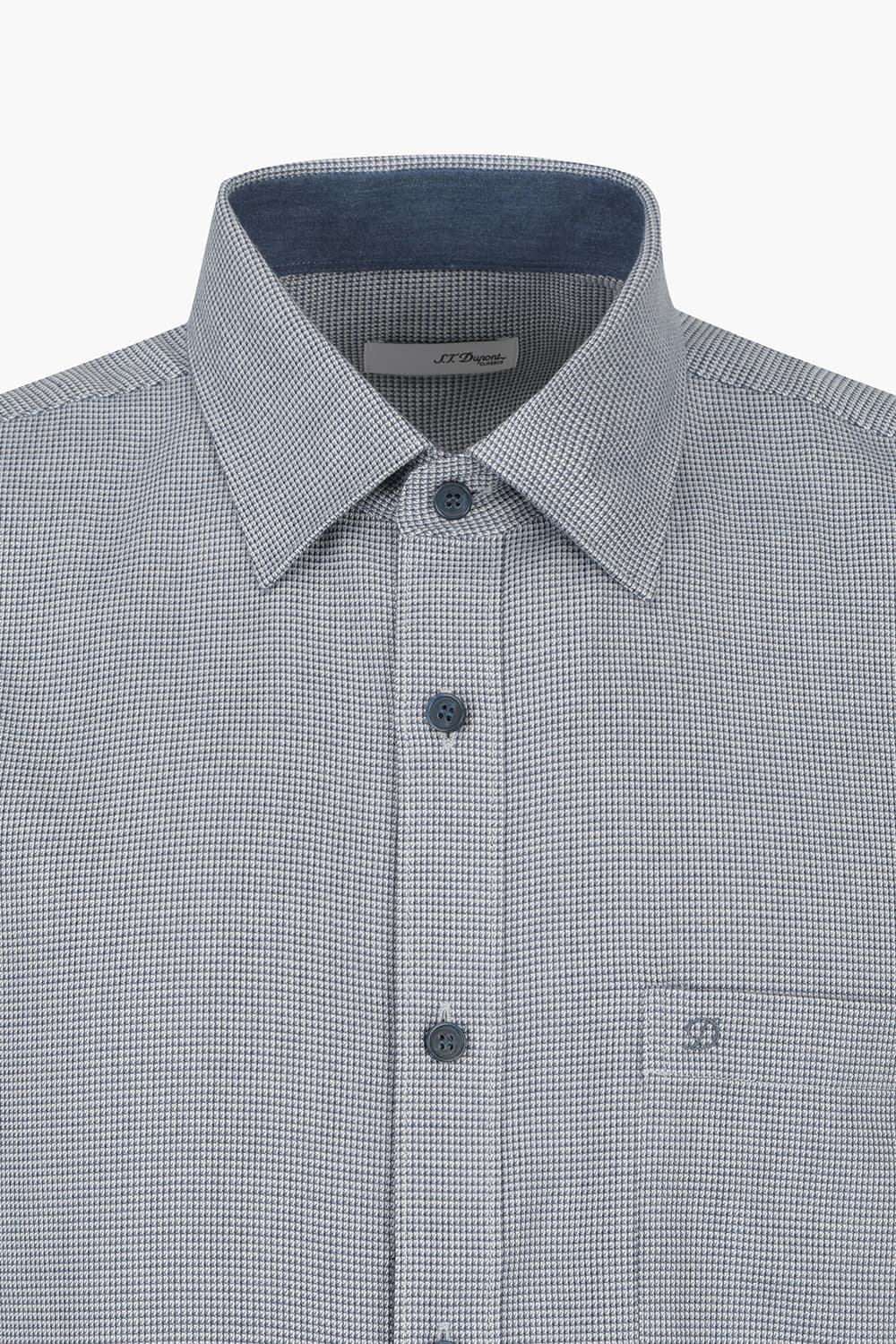 도비 기모 배색 731 비즈니스 셔츠 블루 SE4FM12LS731SBU