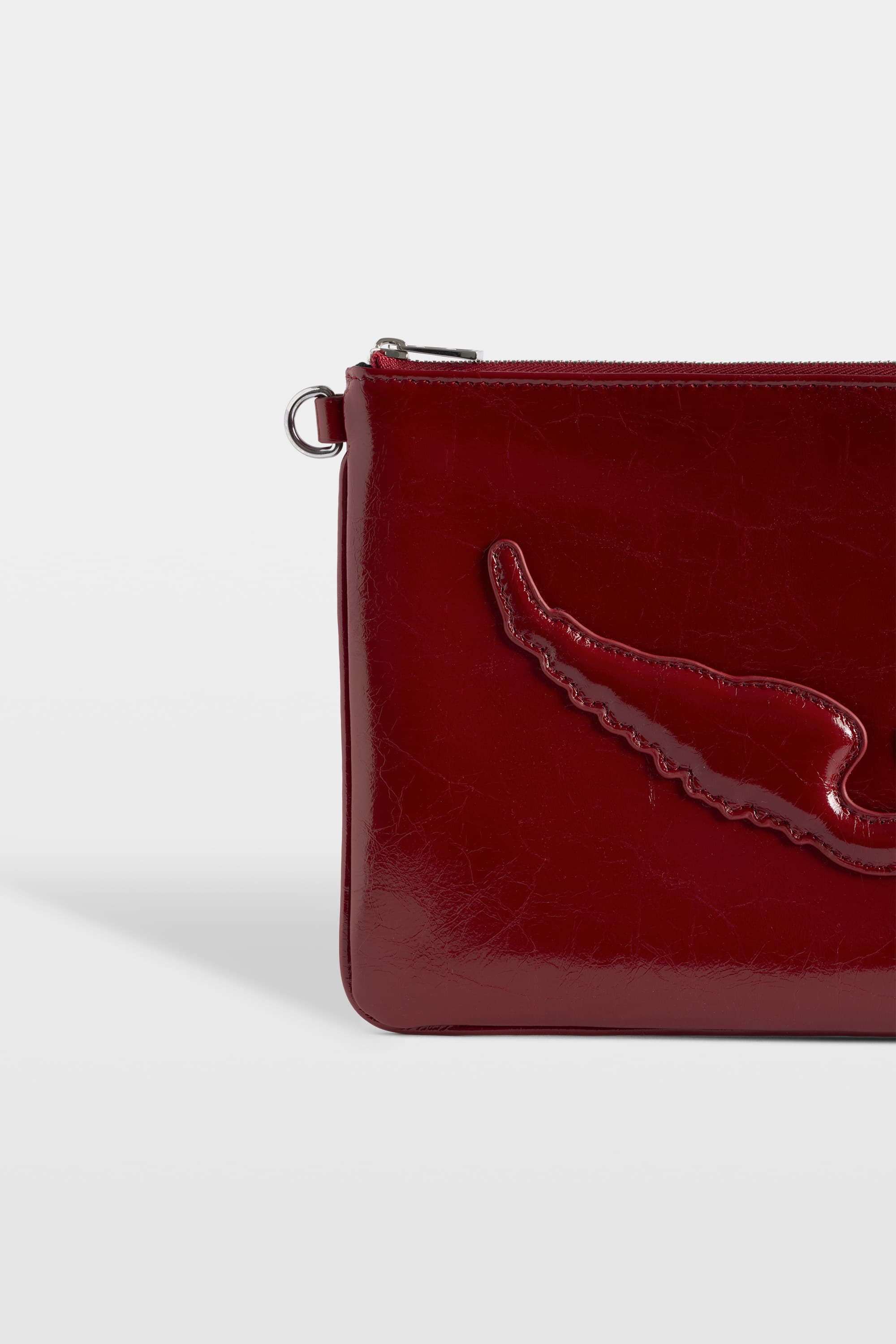 Angel Leather Clutch