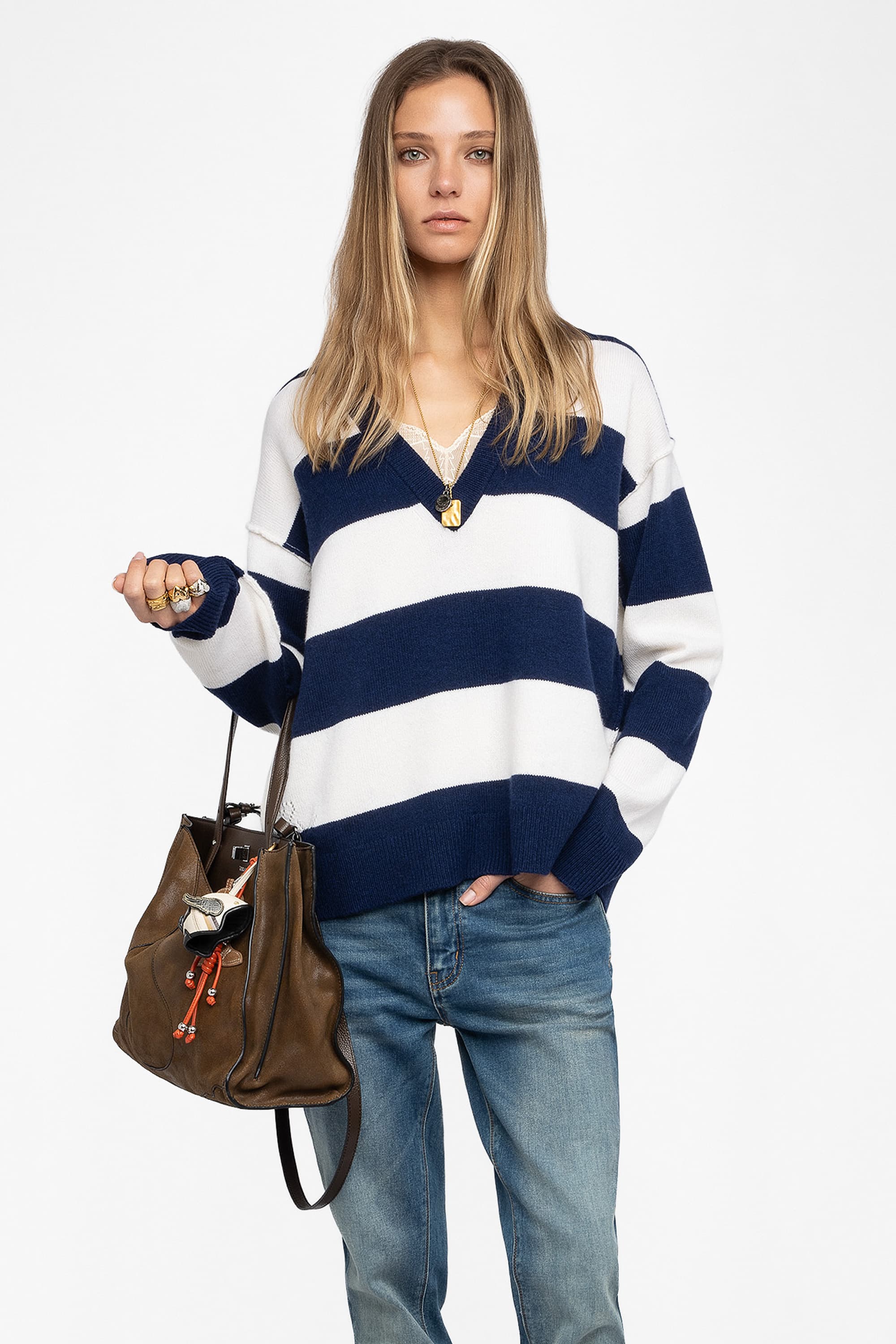 Mikyz Stripe Wings Sweater