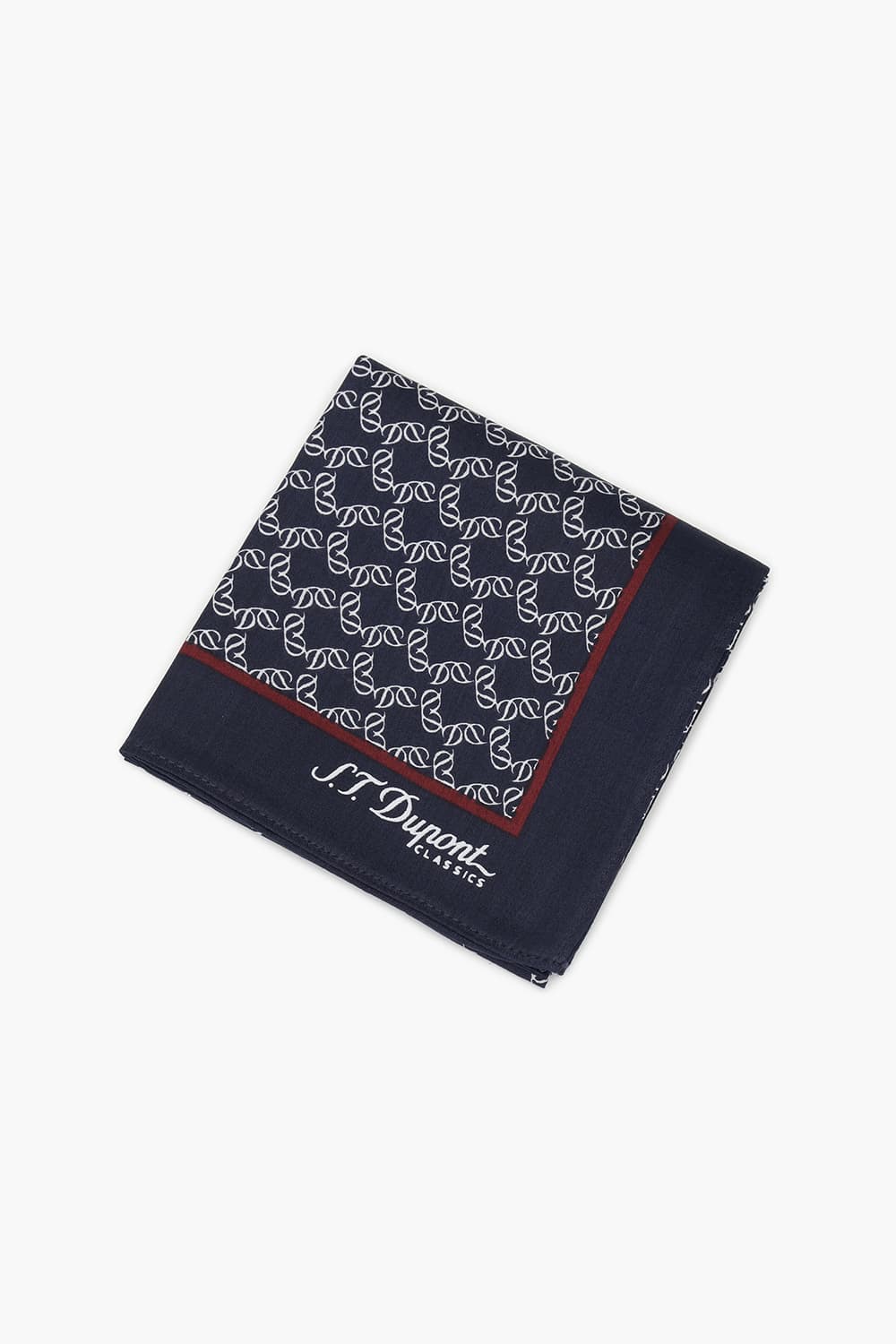 로고 플레이 1002 코튼 손수건 네이비 SE5FMA381002SNY