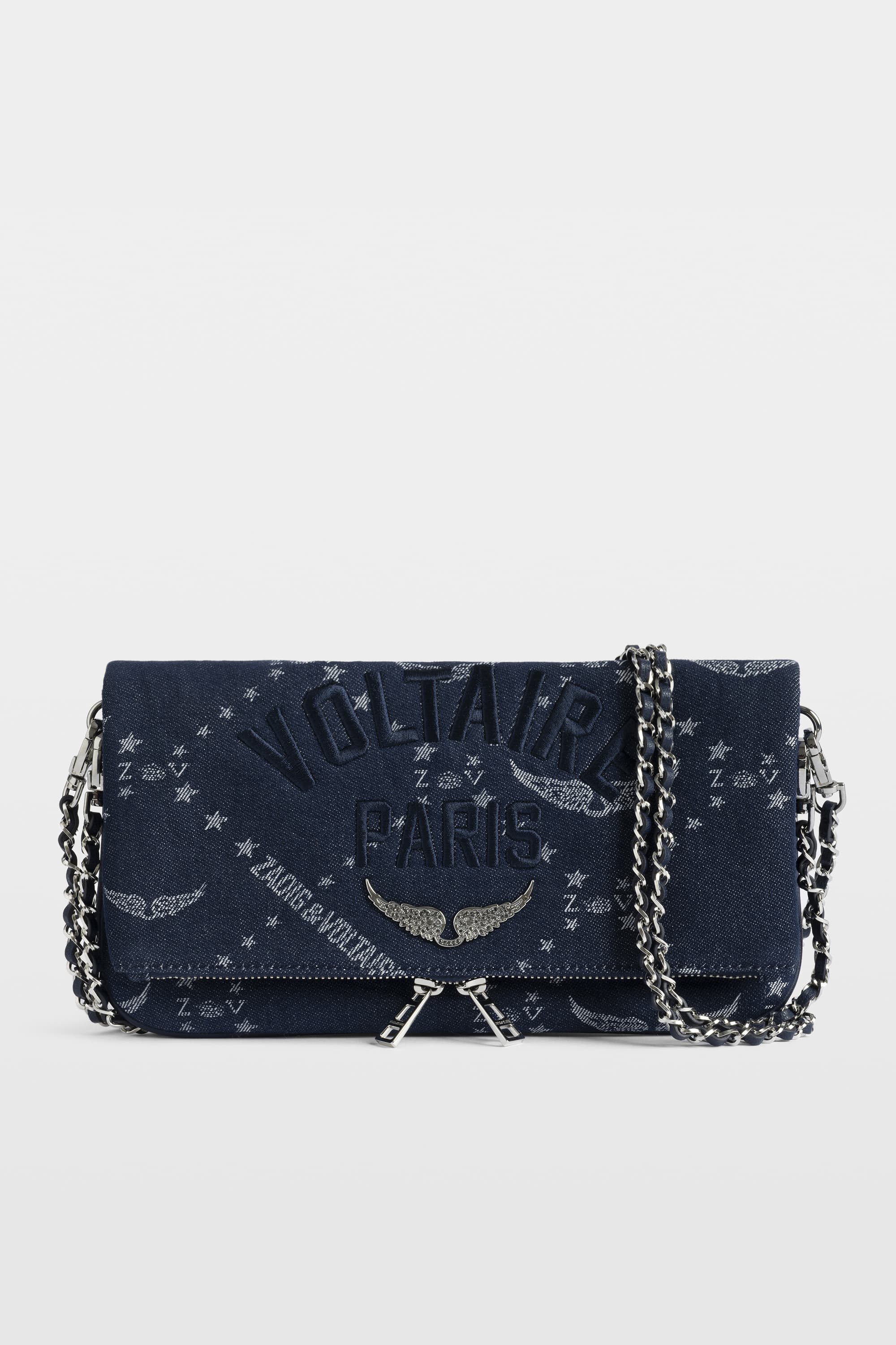 Rock Denim Monogram Bag