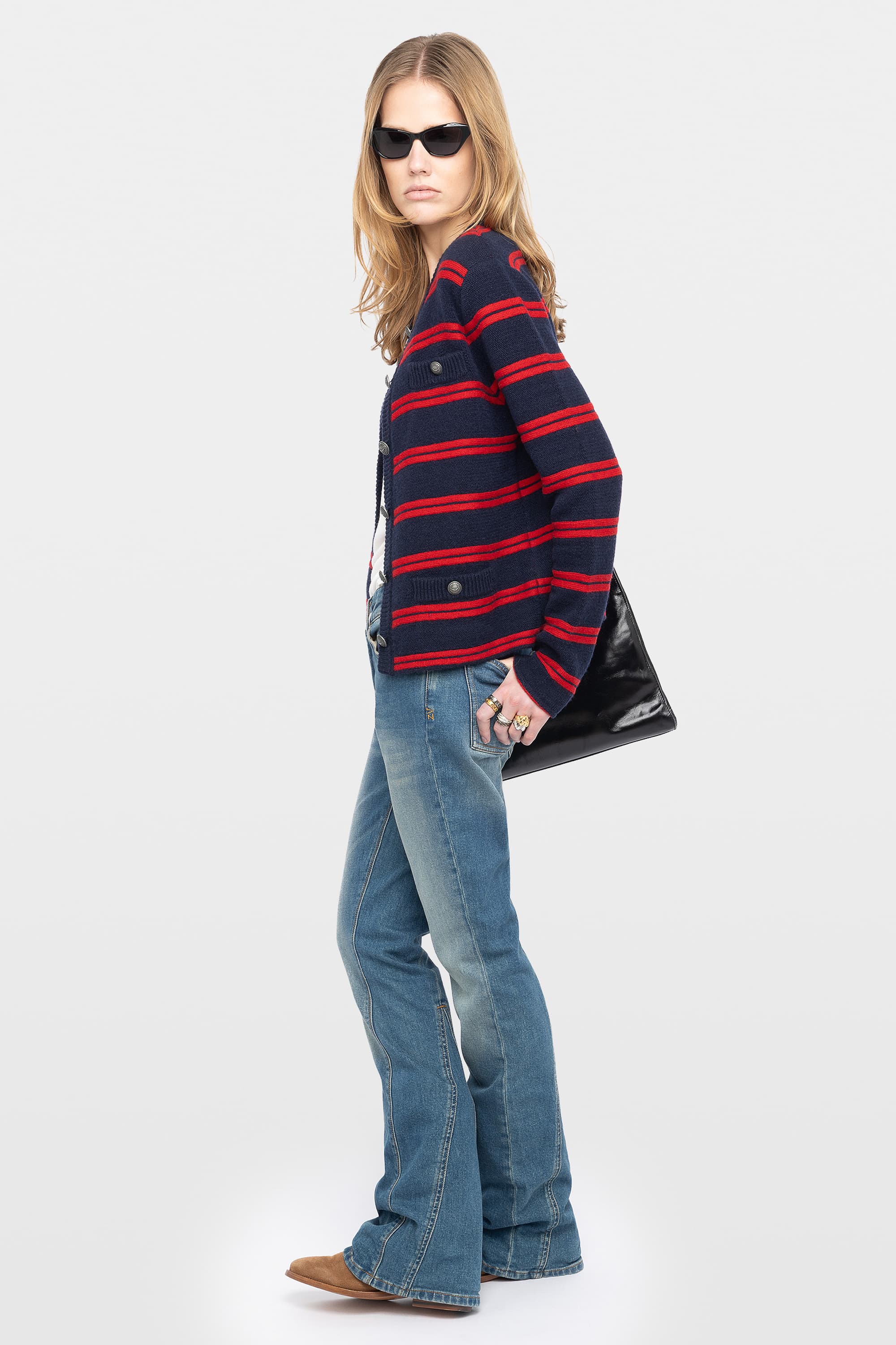 Camo Stripes Cardigan