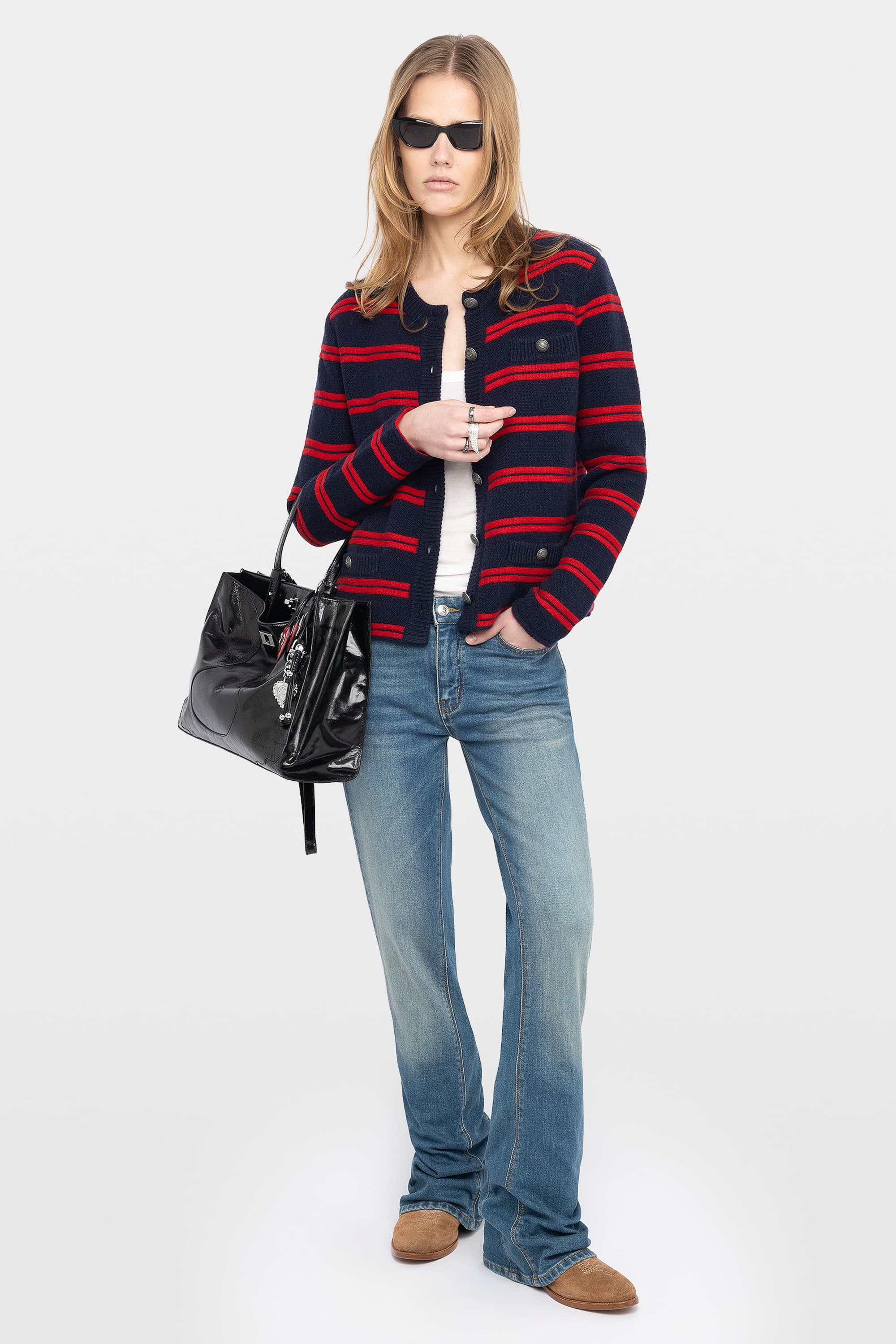 Camo Stripes Cardigan