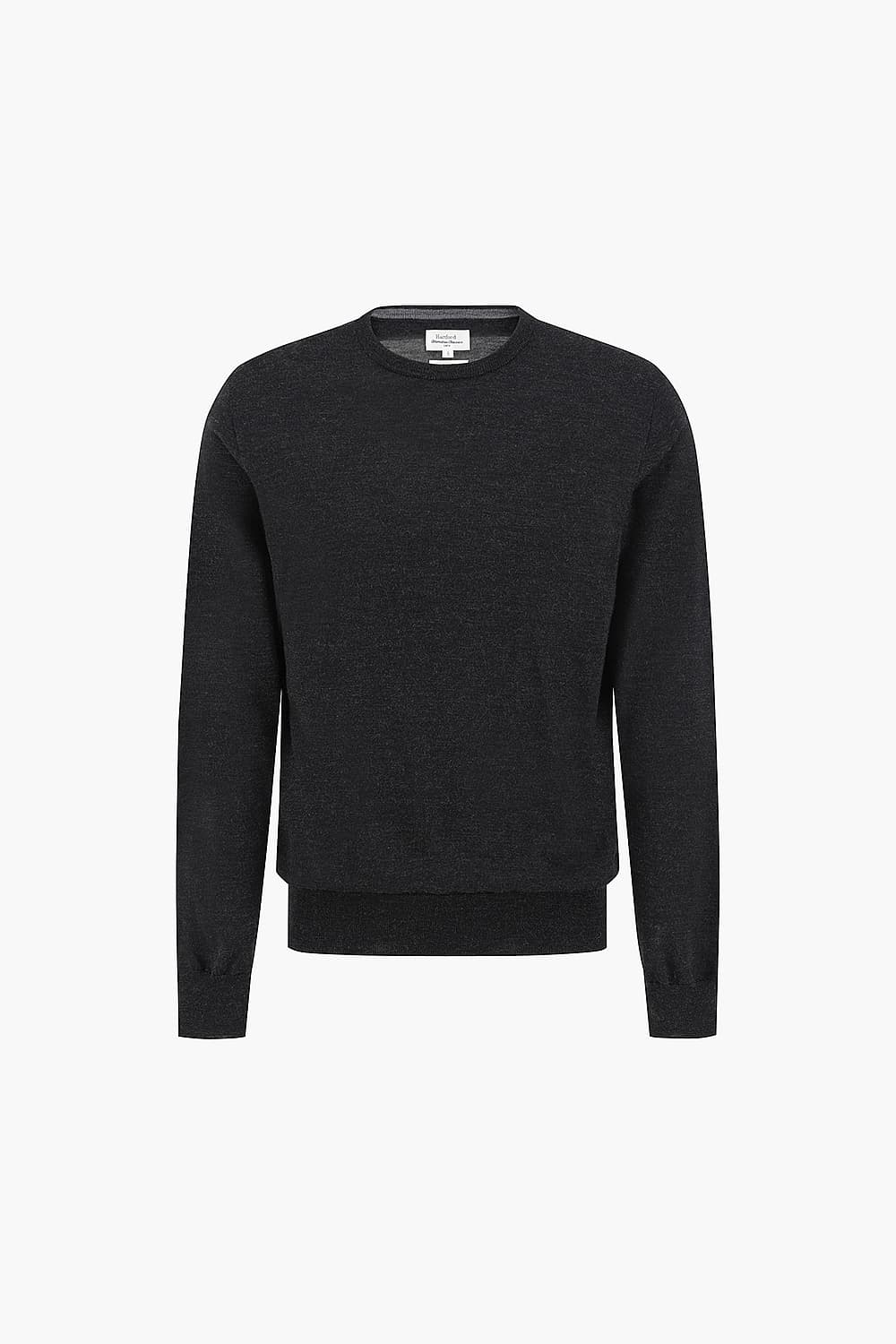 Basic Crew Neck Wool Knit QE5FMHTKN101Q99