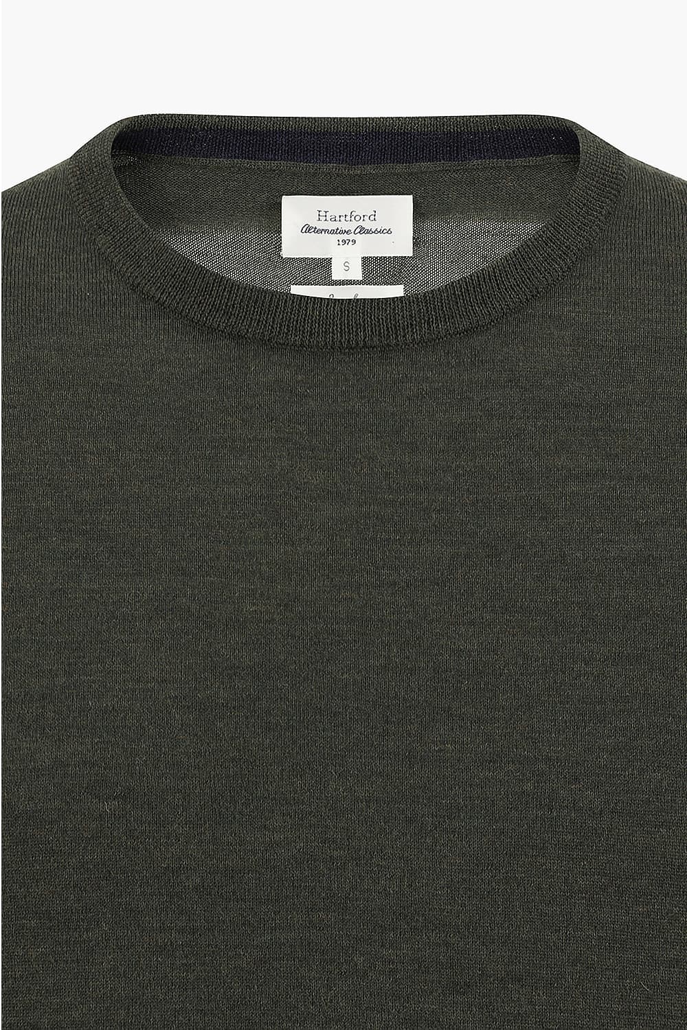 Basic Crew Neck Wool Knit QE5FMHTKN101Q79