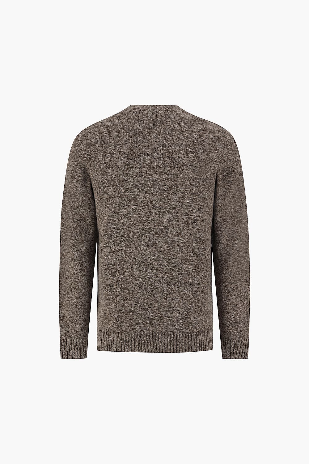 Seamless Crew Neck Wool Knit QE5FMHTKN102Q85