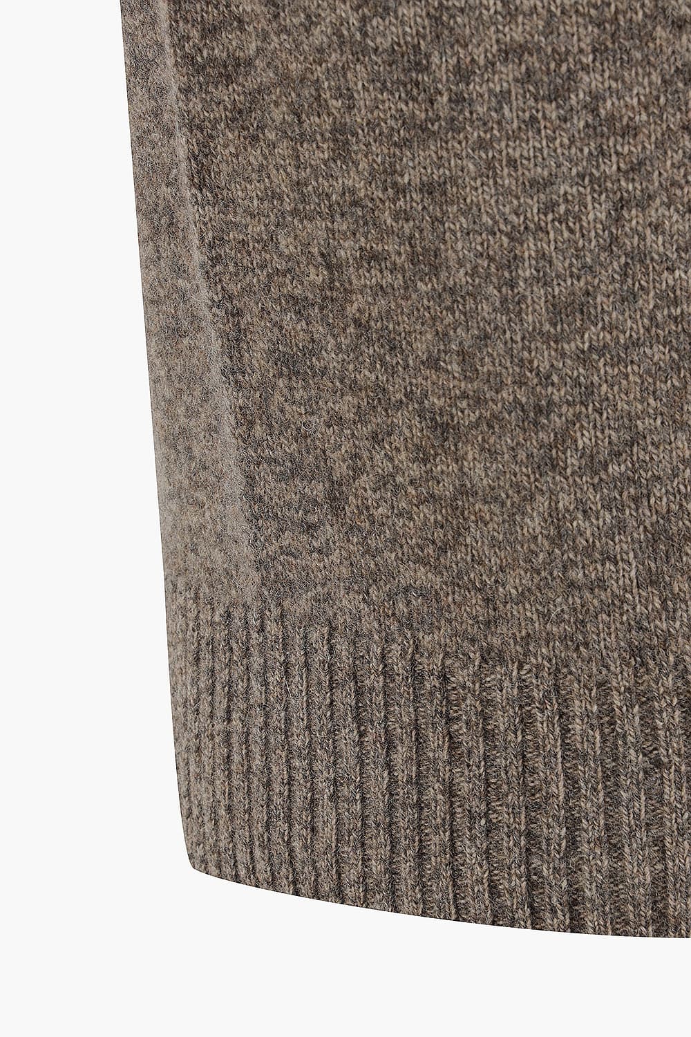 Seamless Crew Neck Wool Knit QE5FMHTKN102Q85