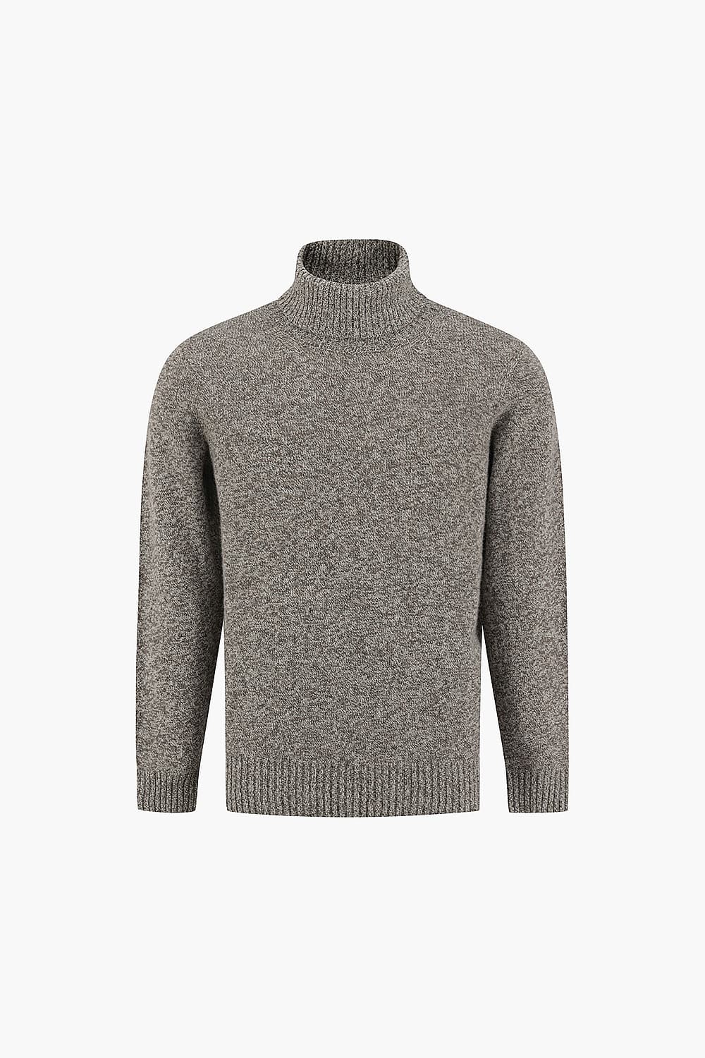 Seamless Turtle Neck Wool Knit QE5FMHTKN103Q80