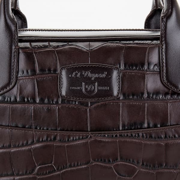 라인D 크로코 댄디 도큐먼트홀더 브라운 CG181163Z