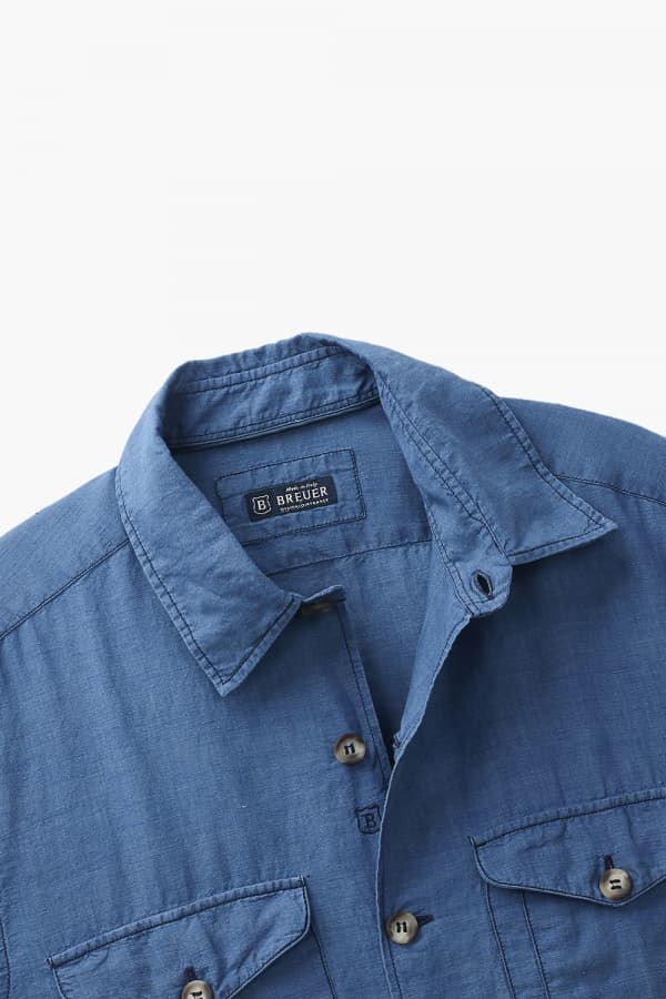 린넨믹스 셔츠자켓 네이비 RE0SMBASH202R65