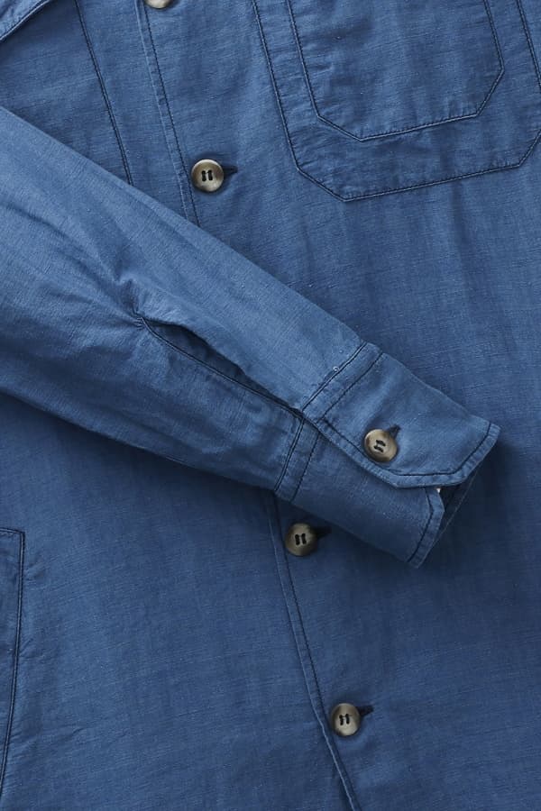 린넨믹스 셔츠자켓 네이비 RE0SMBASH202R65