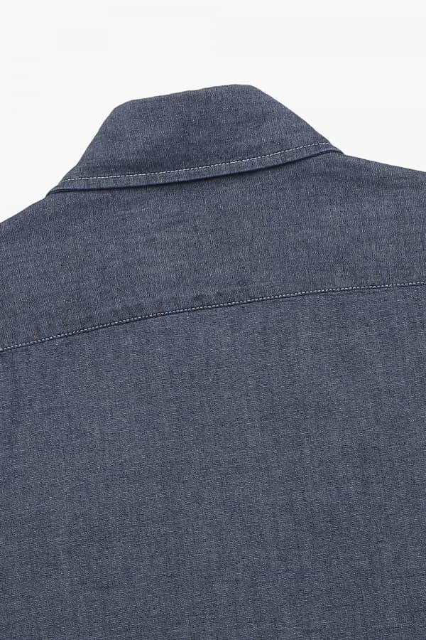 코튼 인디고 셔츠자켓 네이비 RE1SMBASH202R64