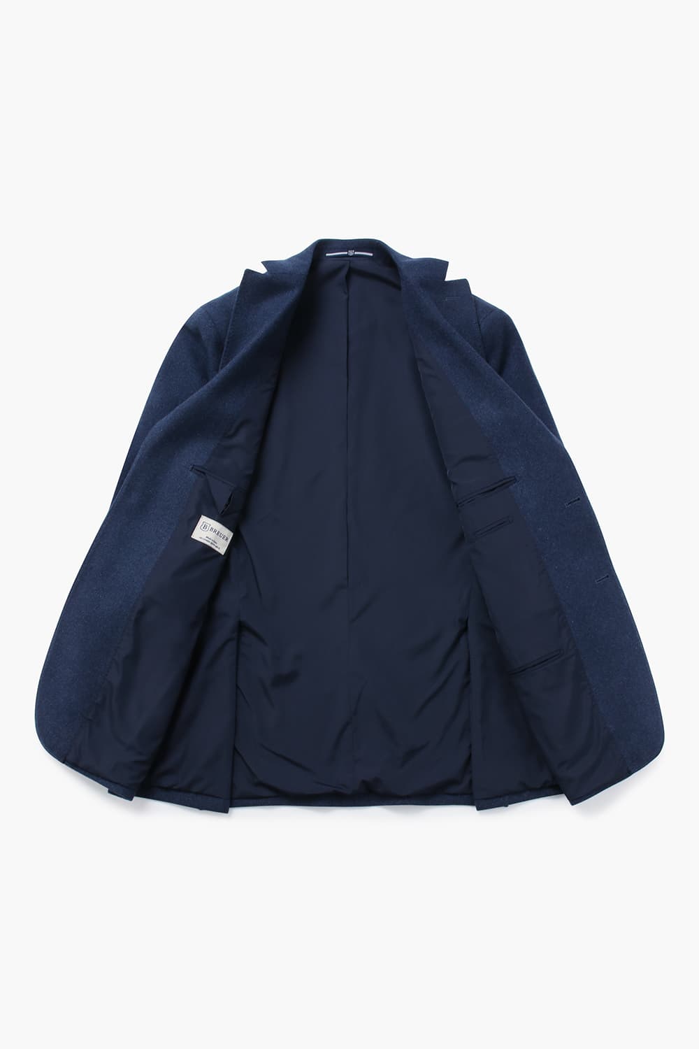 캐시미어 혼방 솔리드 자켓 블루 RE2FMBAJA206R64