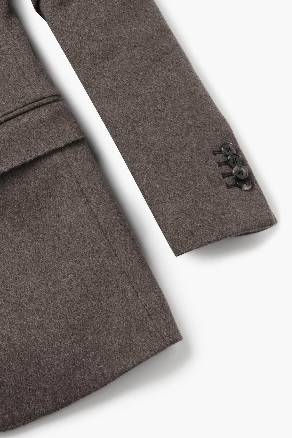 울 솔리드 자켓 브라운 RE2FMBAJA207R86