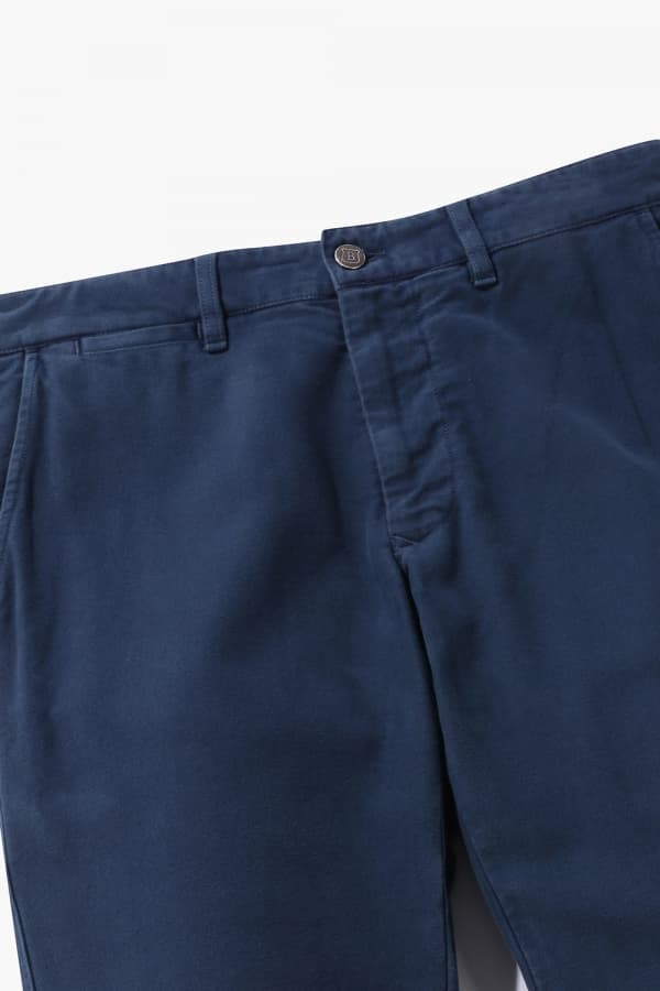 코튼 몰스킨 IVY 슬림팬츠 네이비 RE2FMBAPT303R65