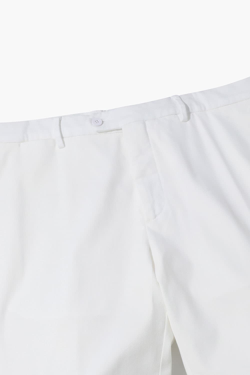 코튼믹스 솔리드 패턴 팬츠 화이트 RE2FMBAPT802R01