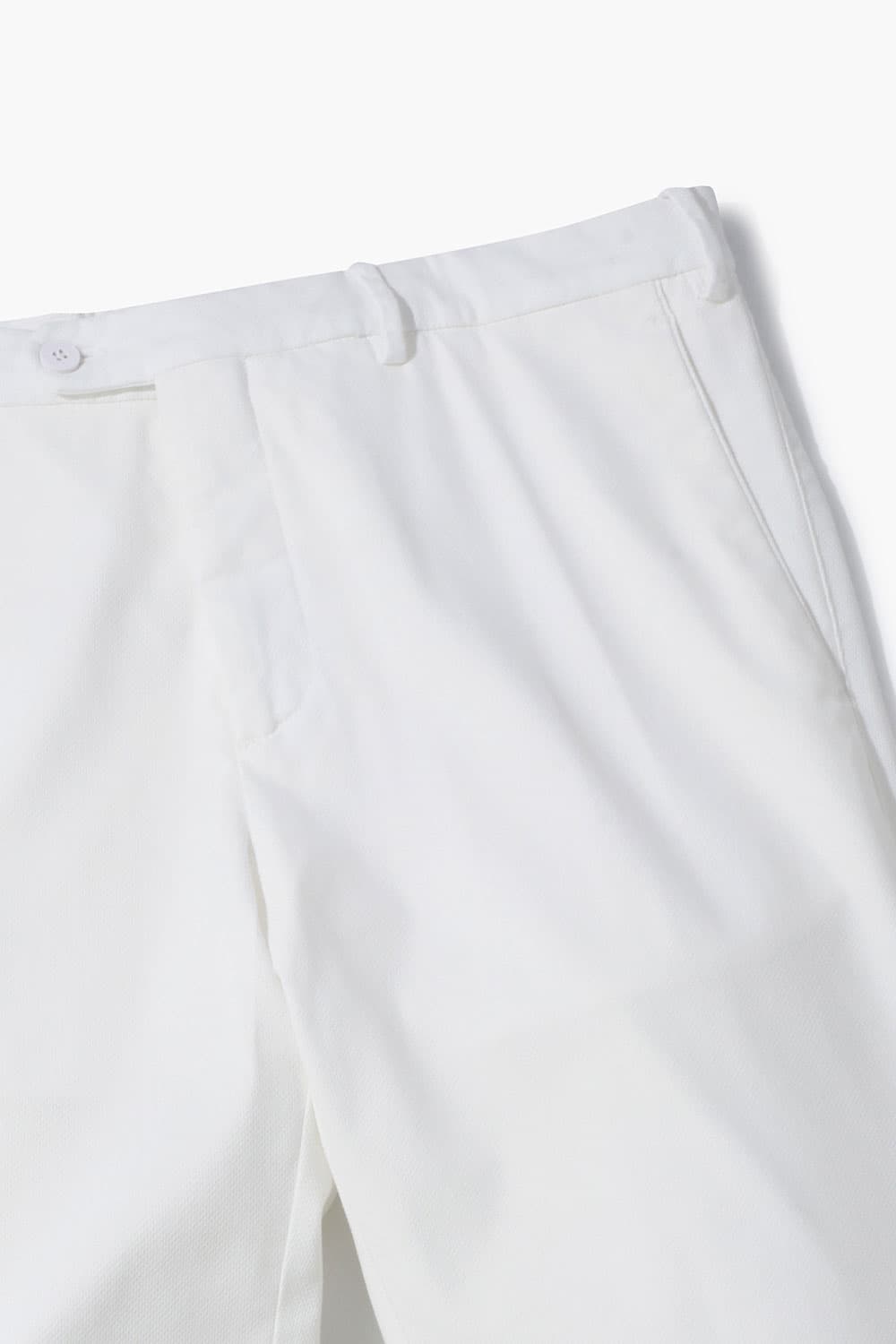 코튼믹스 솔리드 패턴 팬츠 화이트 RE2FMBAPT802R01