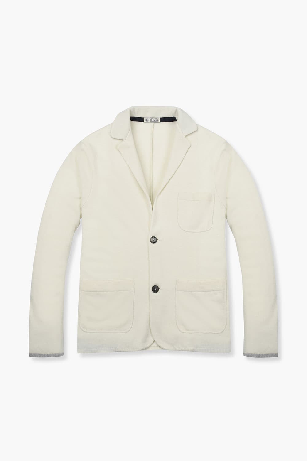 캐시미어 믹스 자켓 스웨터 아이보리 RE2FMBAKN202R10