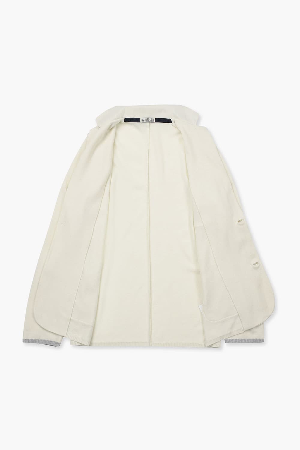 캐시미어 믹스 자켓 스웨터 아이보리 RE2FMBAKN202R10