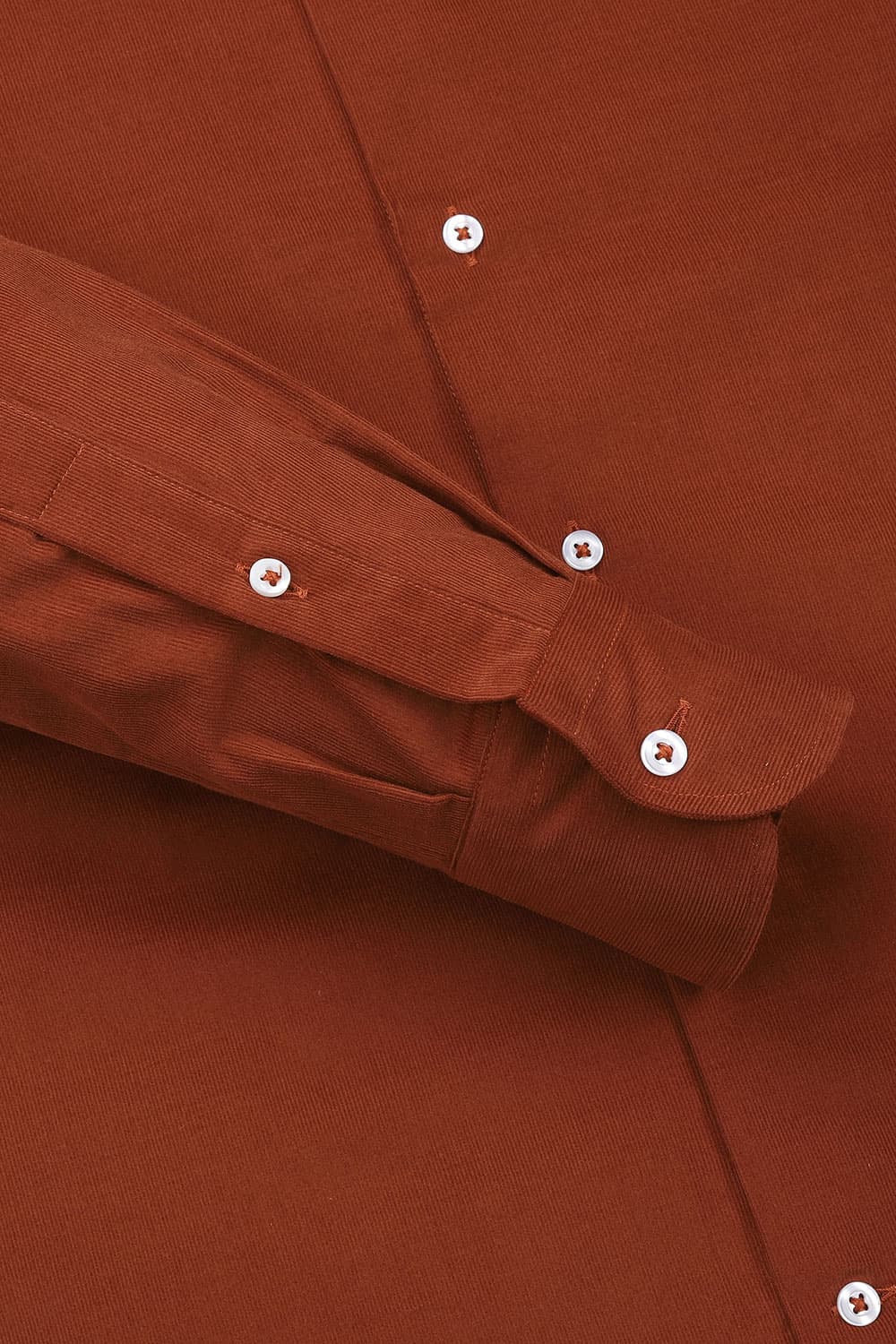 코튼 코듀로이 슬림셔츠 다크 오렌지 RE2FMBASH804R43