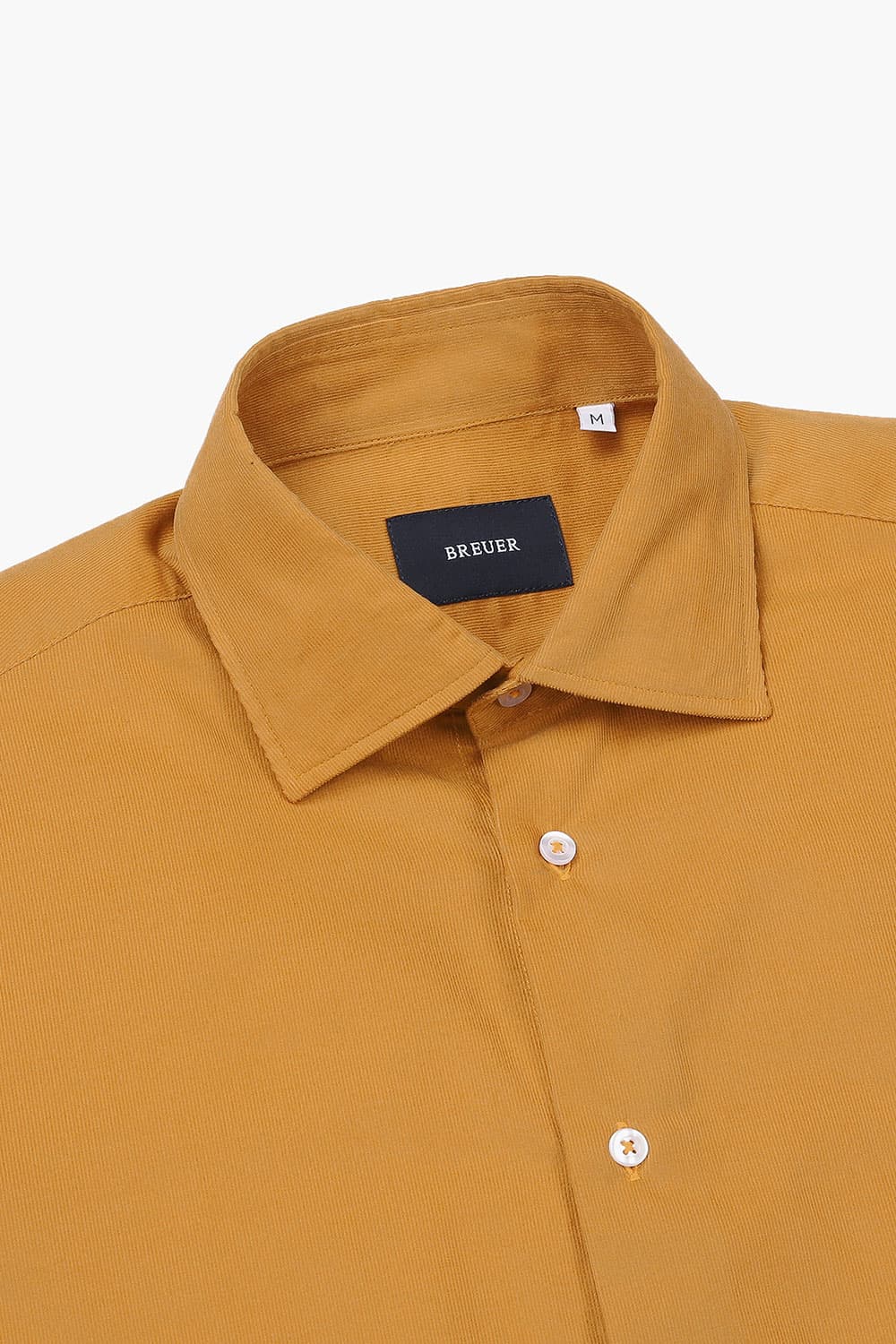 코튼 코듀로이 슬림셔츠 라이트 오렌지 RE2FMBASH804R40