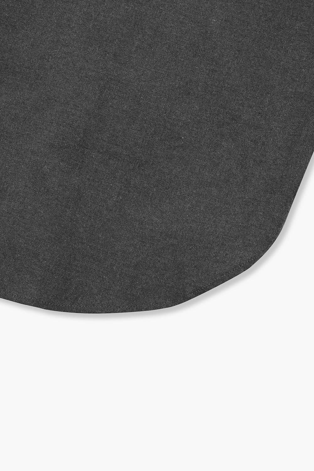 코튼 플라넬 슬림셔츠 다크 그레이 RE2FMBASH801R98