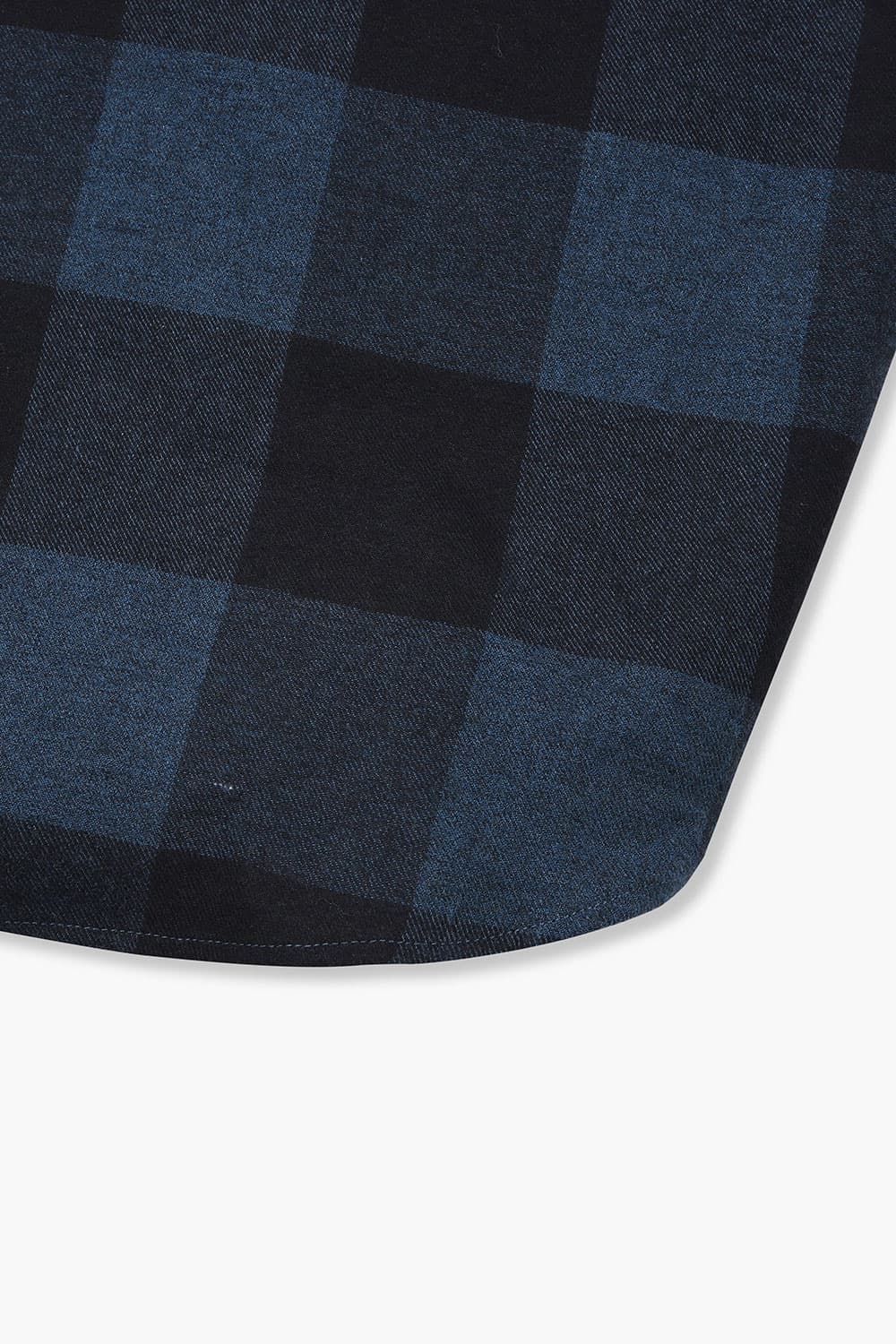 코튼 플라넬 슬림셔츠 네이비 RE2FMBASH802R65