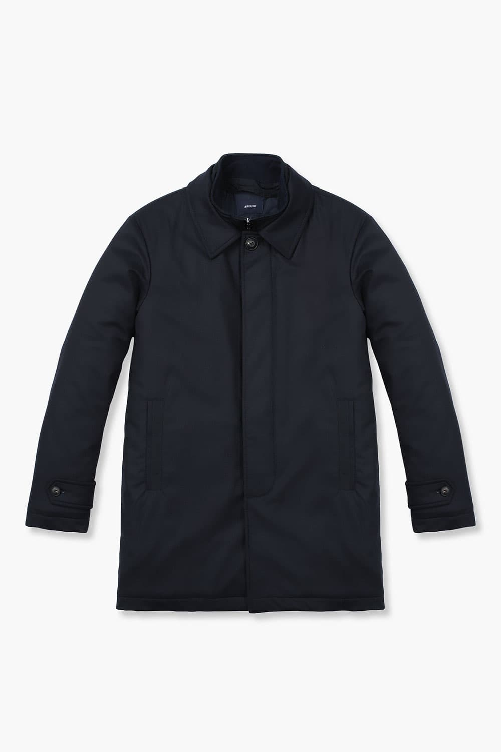 울 라이트 패딩 트렌치 네이비 RE2FMBAOT807R66