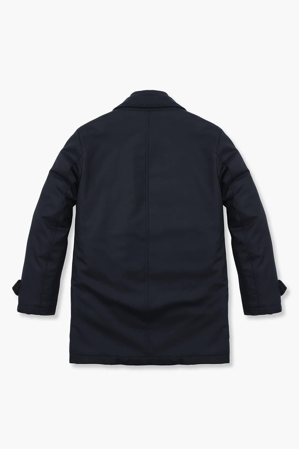 울 라이트 패딩 트렌치 네이비 RE2FMBAOT807R66