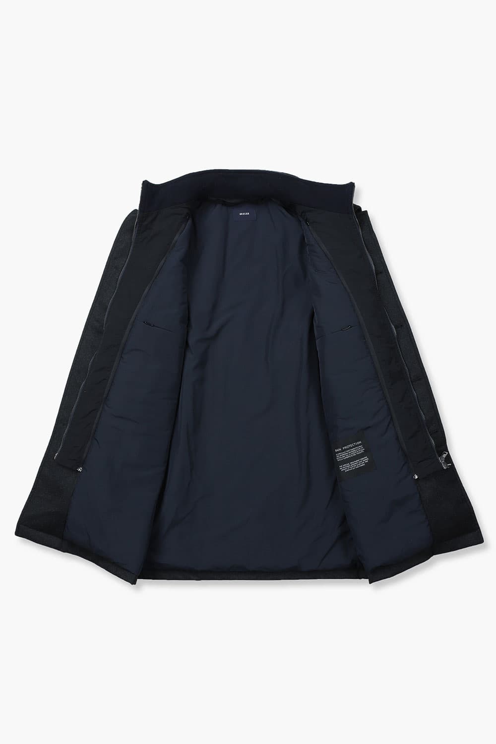 울 라이트 패딩 트렌치 그레이 RE2FMBAOT807R98