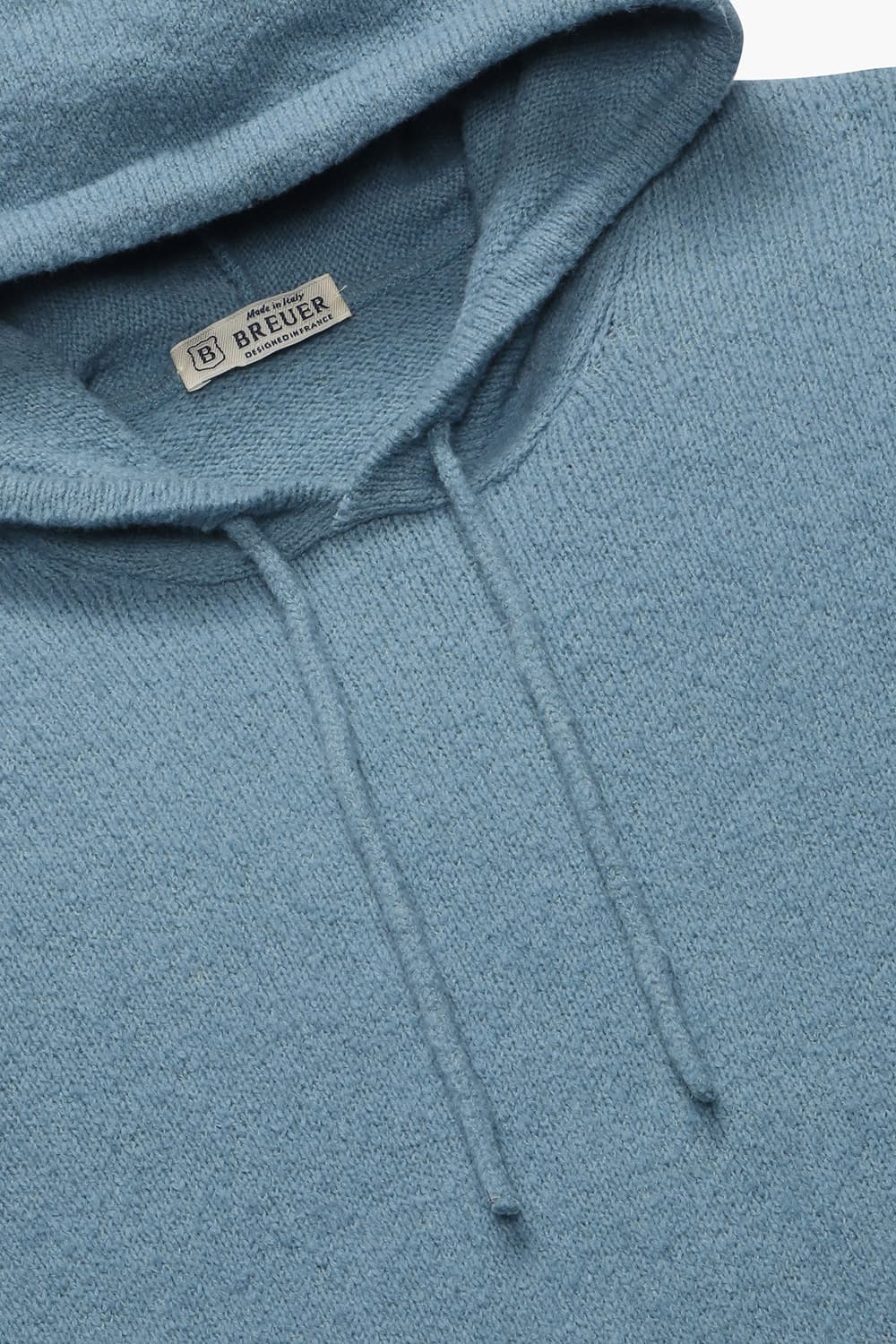 코튼믹스 후드 니트 라이트 블루 RE3SMBAKN102R60