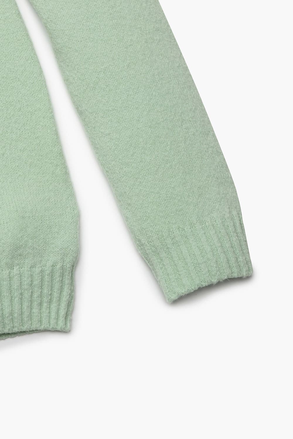 코튼믹스 후드 니트 라이트 그린 RE3SMBAKN102R70