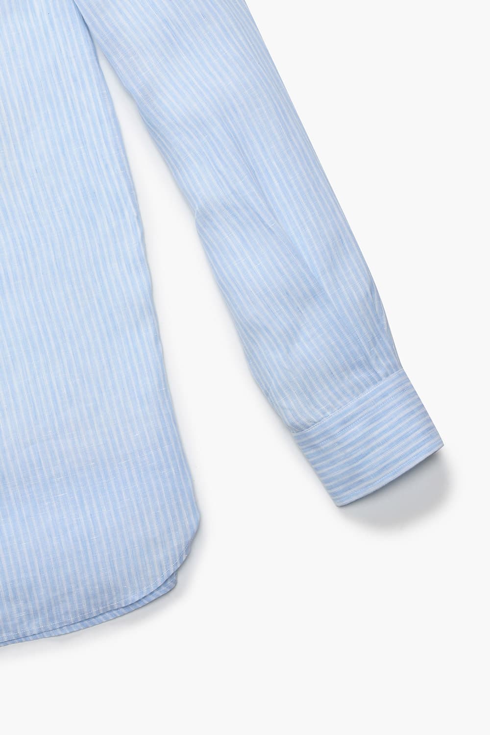 린넨 스트라이프 셔츠 BE070P340101