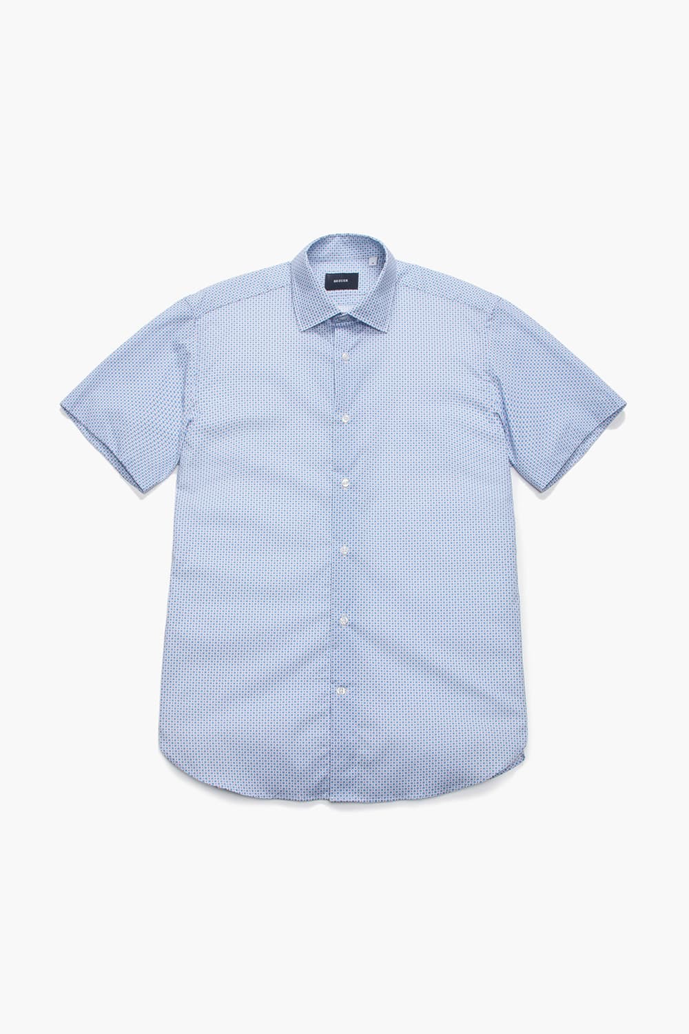 코튼 도트 패턴 반소매 셔츠 23SK11AAA