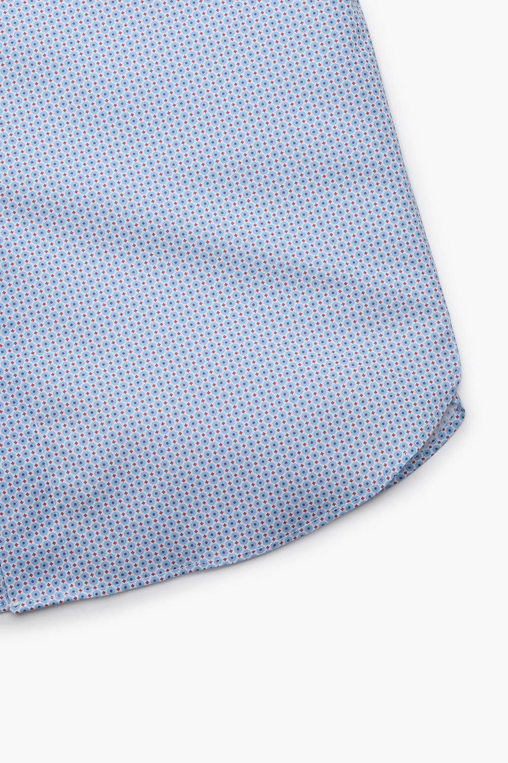 코튼 도트 패턴 반소매 셔츠 23SK11AAA