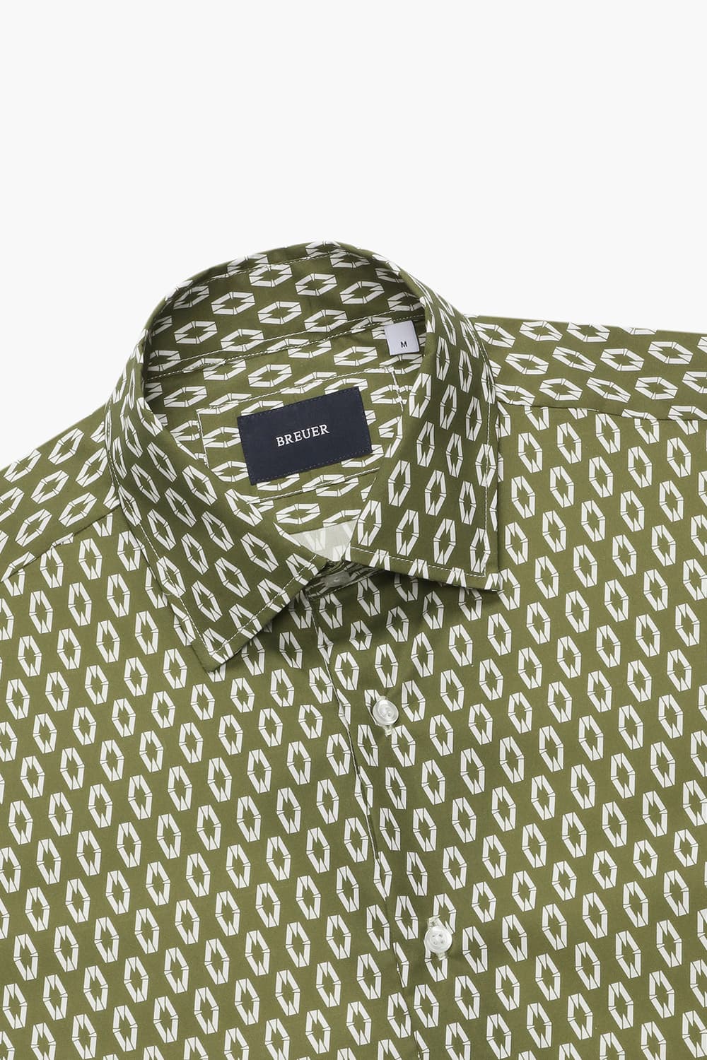 코튼 일러스트 도트 반소매 셔츠 23S111055