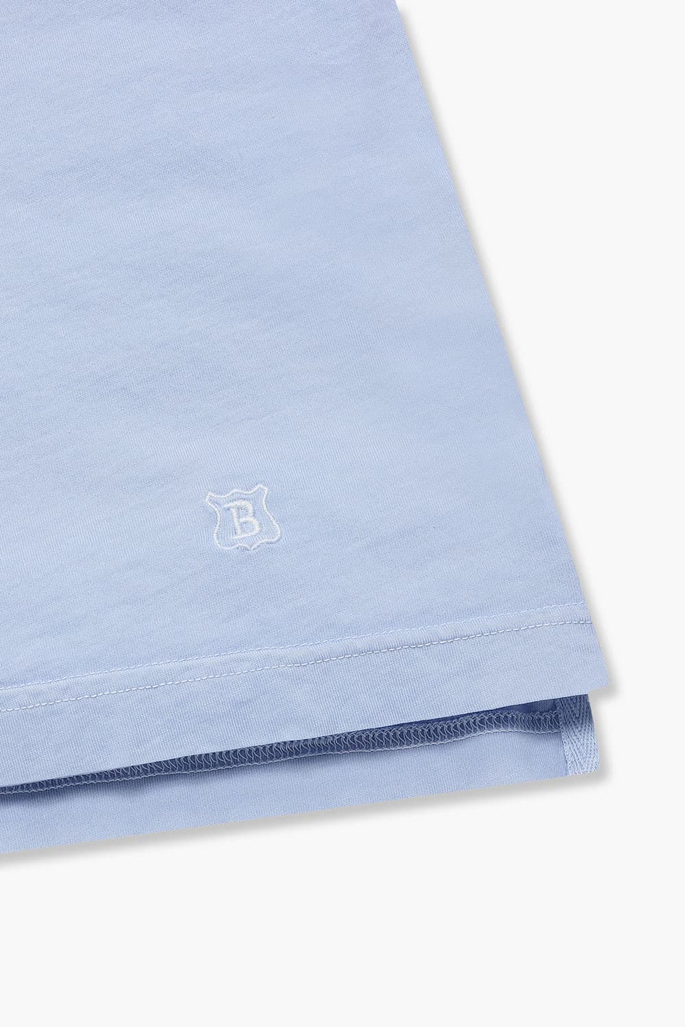 코튼 폴로 긴소매 티셔츠 블루 RE3SMBAPO101R62