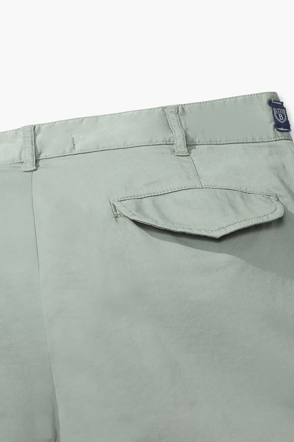 코튼 솔리드 슬림팬츠 그린 RE3SMBAPT301R75