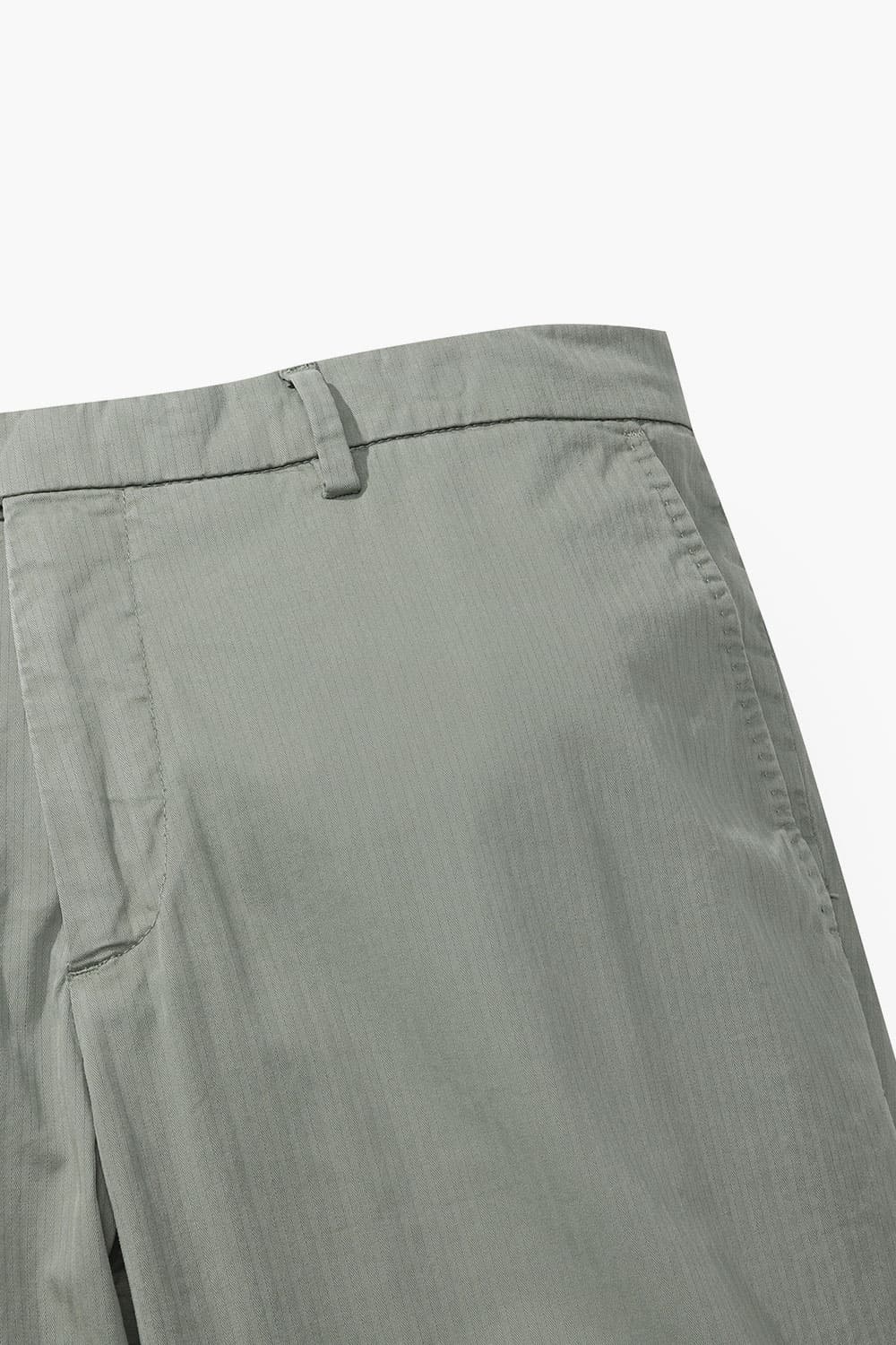 코튼 스트라이프패턴 슬림팬츠 그린 RE3SMBAPT901R75