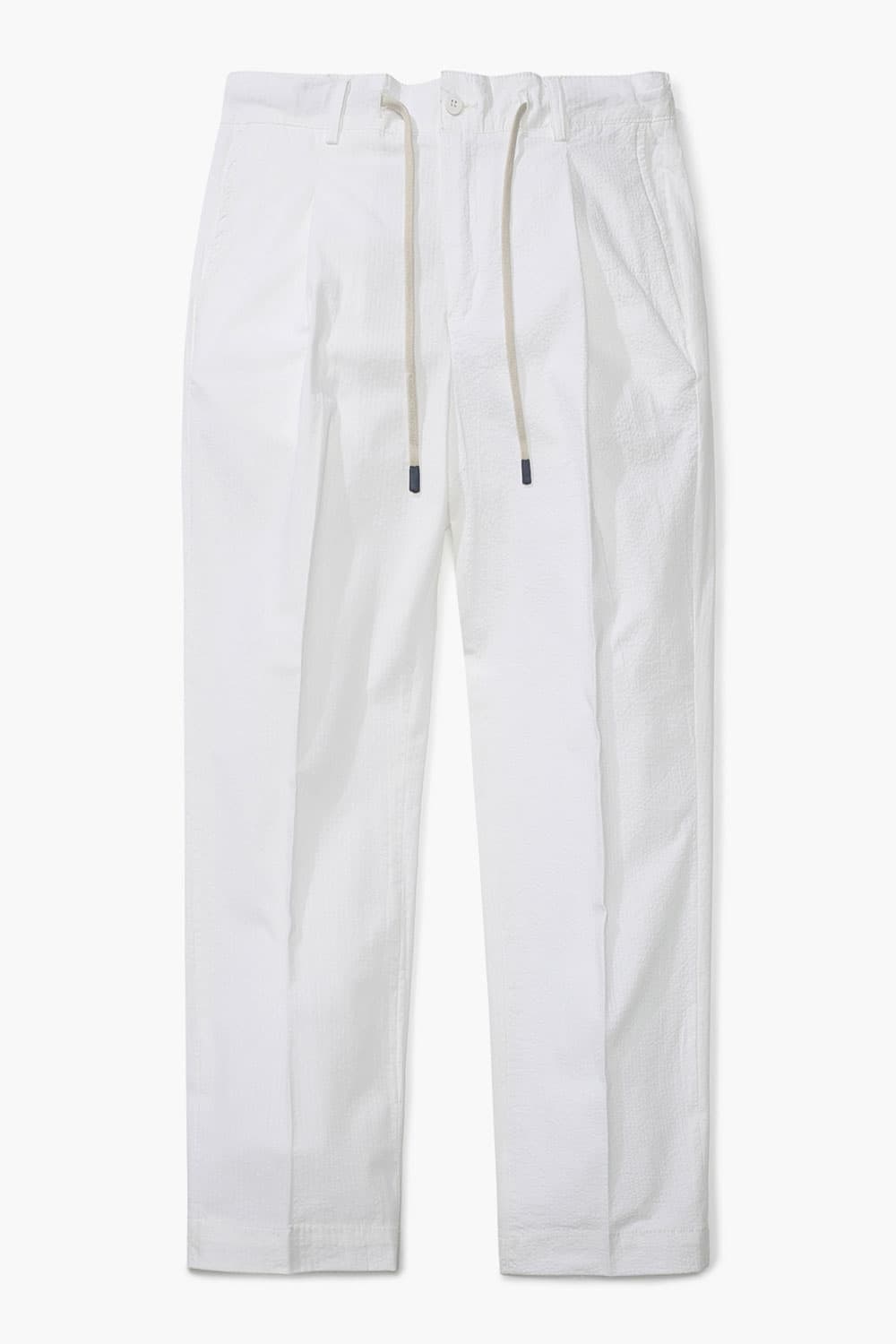 코튼 드로우스트링 세미와이드 캐주얼 팬츠 23SAMALFI772001