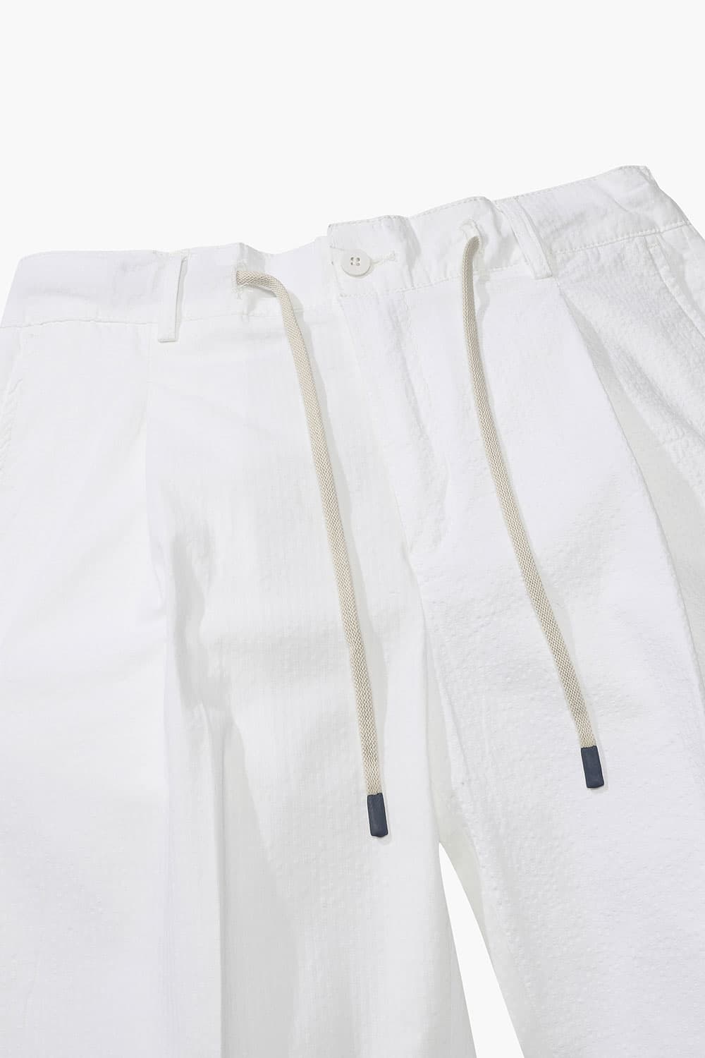 코튼 드로우스트링 세미와이드 캐주얼 팬츠 23SAMALFI772001