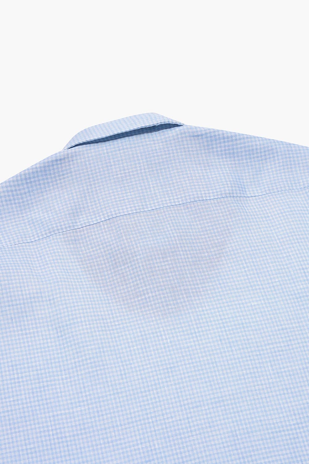 린넨 깅엄 체크 셔츠 BE050P342502