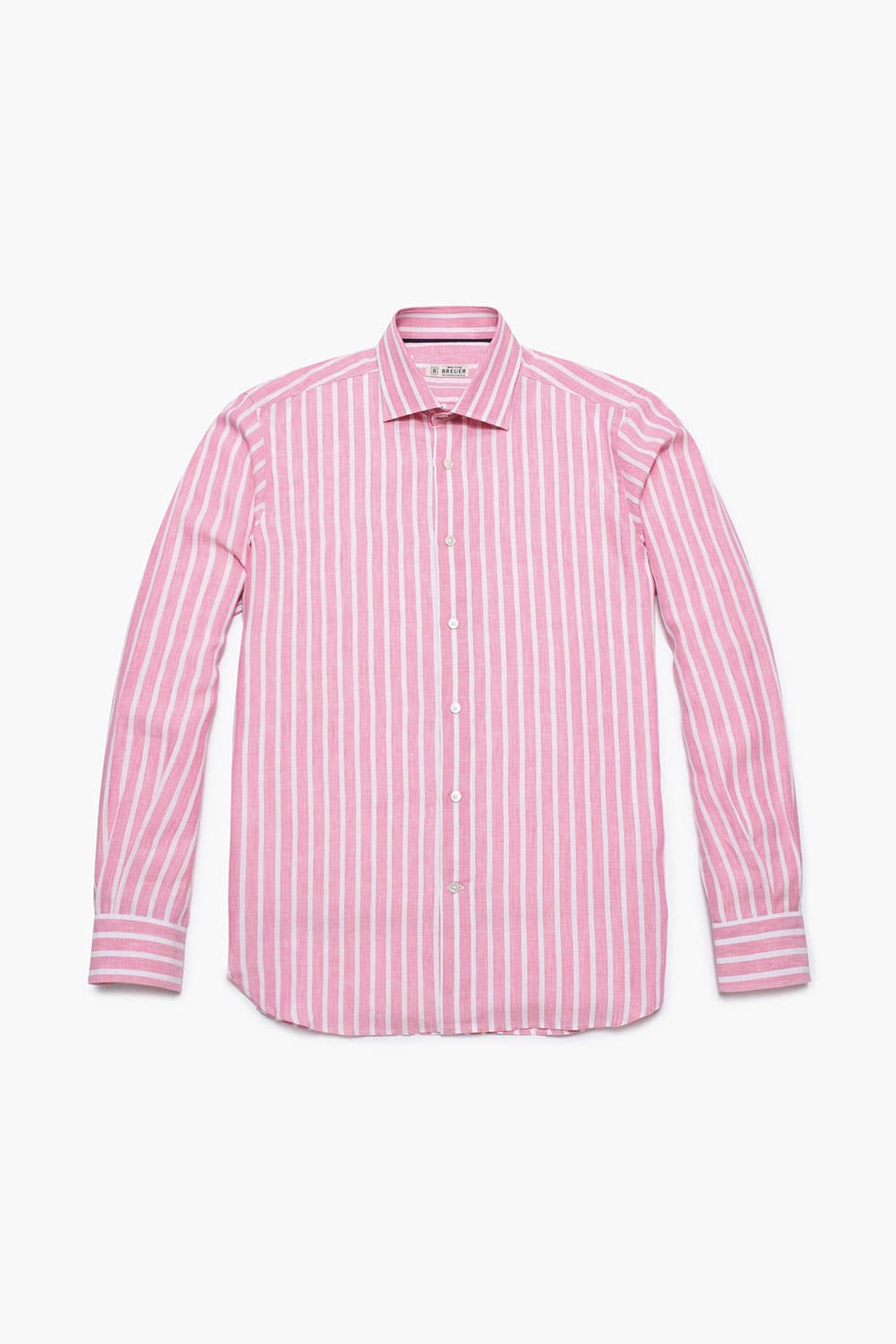 린넨 스트라이프 셔츠 BE070P343003