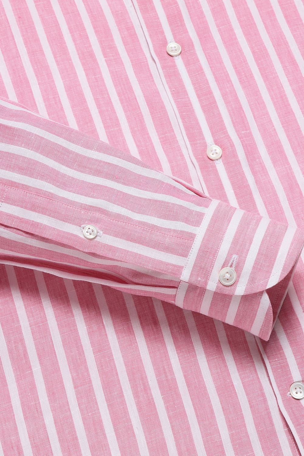 린넨 스트라이프 셔츠 BE070P343003