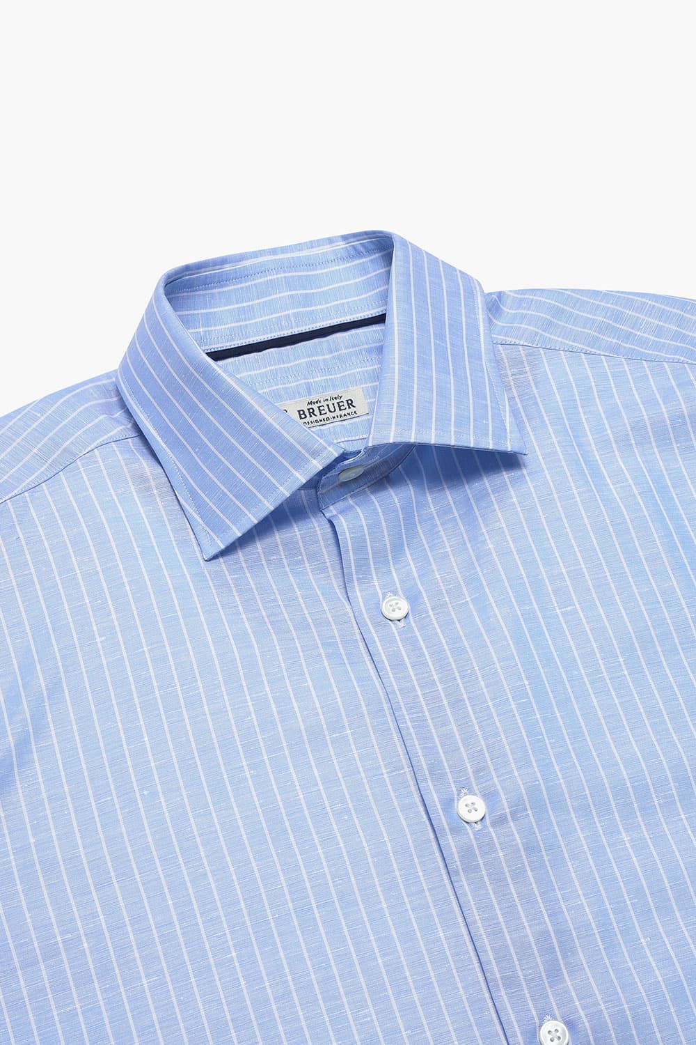 린넨 혼방 스트라이프 셔츠 BE220P341902