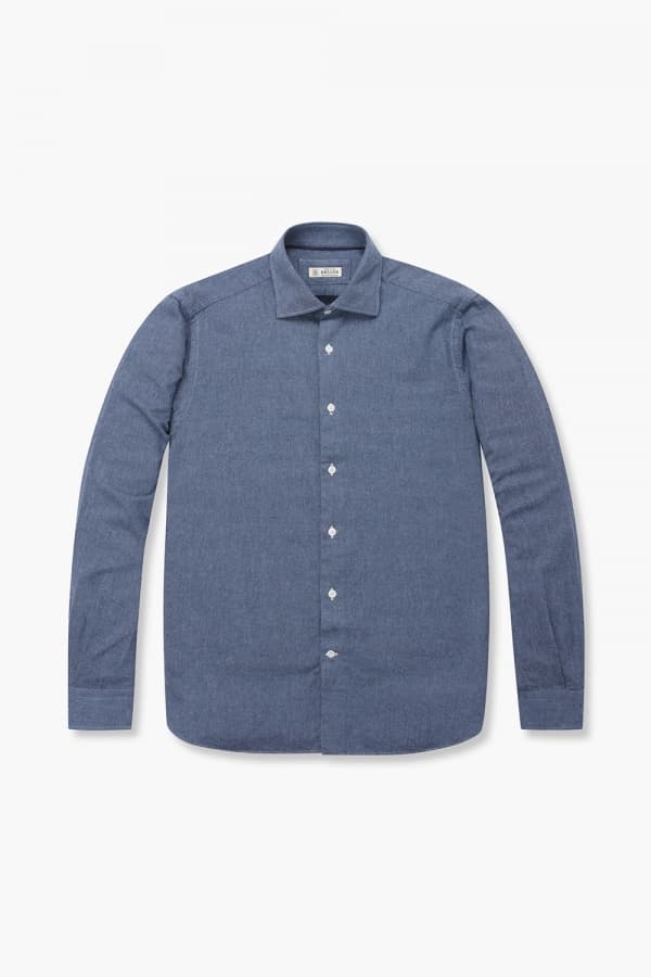 코튼 솔리드 플란넬 셔츠 RE3FMBASH305R65